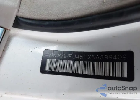 2005 Hyundai Xg350 L z USA, uszkodzony, nr VIN KMHFU45EX5A399409